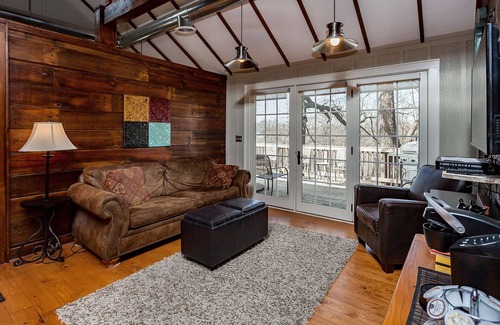 Indianola Cabin | The Corn Crib Is A Fully Furnished Rental Cabin In The City, With A Country View