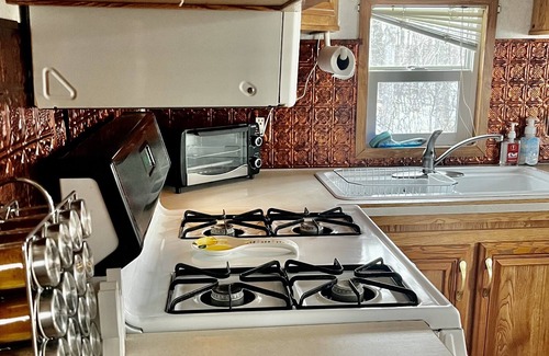 Elmira House | The Cozy Woodland Farm GetAway With Campsite and Firepit