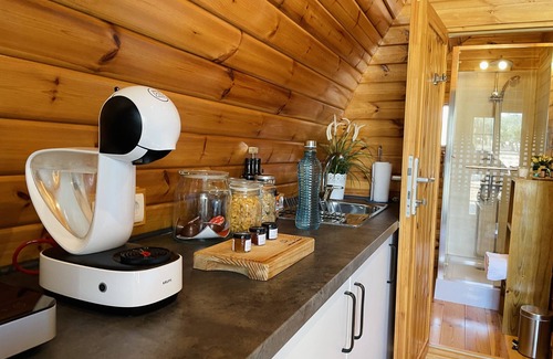 Pedrogao Cabin | The Gold Pod, Relax and Enjoy on a Glamping House
