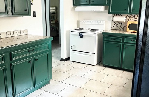 South Side House | The Greenhouse Effect- central+ 4BR/2BA+ king suite+ coffee+ BBQ grill