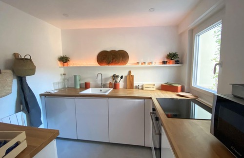 Cote Ouest Ormeaux Apartment | The hacienda - Patio Terrace - Center/Beach 5 min