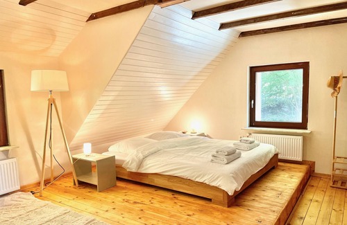 Bad Gandersheim House | The Koselige in the Harz ☀️ Stylish, child-friendly & campfire in the forest garden