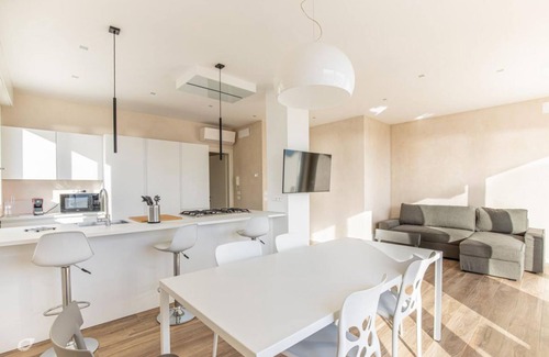Lido di Camaiore Apartment | The Lighthouse beachfront penthouse with private parking space