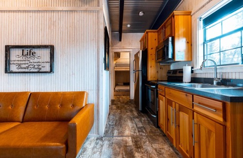 Dripping Springs Cottage | The Liney Moon- Triplet Home, Sleeps 6 w/Pool, Firepits, Putting Green, & More!