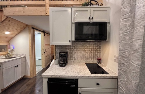 Meyersdale Cabin | The Lodge, a Cozy Lodge Cabin by the GAP Trail & view of the Sand Patch grade.