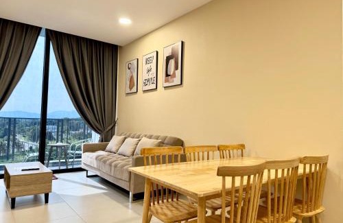 Taman Charming Apartment | The Podium-3R2B-Free 2 Parking-12 Pax-D333