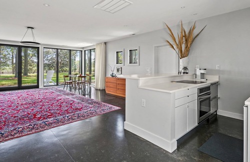 Temperanceville House | The Porter's Barn - fancy little waterfront home with deep-water boat dock and firepit