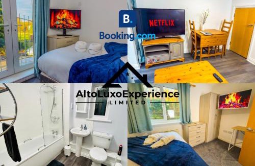 Hanham House | The Purple 5 Bedroom House By AltoLuxoExperience Short Lets & Serviced Accommodation With Free Parking