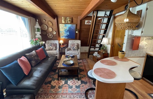 Otter Rock Ski Chalet | The Ramble On Oceanfront A-Frame Pet Friendly