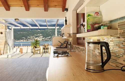 Igalo Apartment | The rooftop room with large terrace and great views