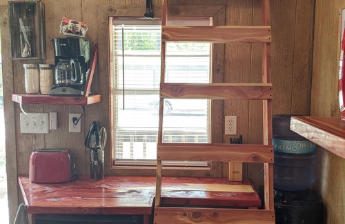 Brices Creek Cabin | The Sanderling Tiny Cabin Water Access/Private Shared dock