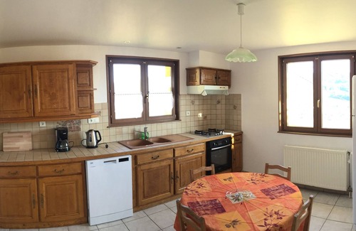Cleurie House | the yellow house covered terrace panoramic view 15 km from gerardmer remiremont