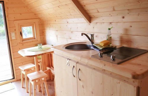 Grebenhain Apartment | Tiny house goat stable, 1 double bed + 1 single bed, max. for 4 persons
