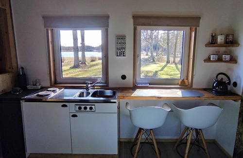 Urshult Ski Chalet | Tiny House, located at a lake