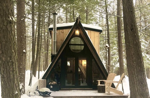 Tay Valley Cabin | Tiny off-grid A-frame cabin nestled in nature!