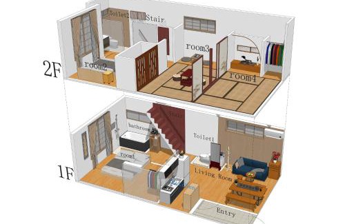 Shinkoiwa House | TOKYO HOSHI VILLIA-Private Villa in Tokyo ideal for groups and families