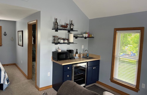 Put-in-Bay Apartment | Toledo House Guest Suite C. Catering to couples. Great location downtown PIB.