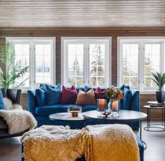 Oystre Slidre Villa | Toppmoderne hytte i Beito