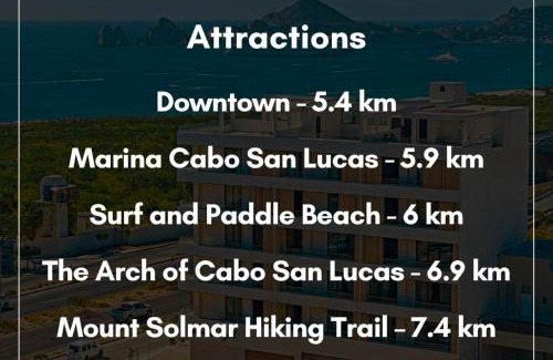Los Cabos Apartment | Torre San Angel Infinity Pool Arch Sunset Views