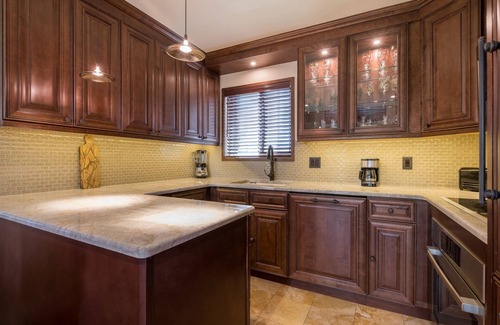 Elkhorn Village House | Townhome with Patio, Decked Area with Outdoor Furniture, and Outdoor Grill