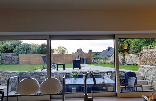 Landevennec House | Traditional 1693 stone house 70m from the sea