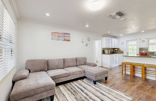 Breezeswept Beach Estates House | Tranquil Florida home with waterfront views, pool table & Wifi