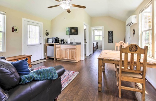 Waller Cabin | Tranquil Plantersville Cabin: Farm Animals On-Site