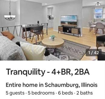 Wasco House | Tranquility 4BR Schaumburg