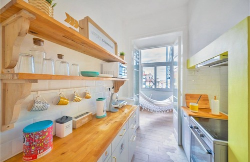 Penha de Franca Apartment | Travel Themed Home | Office Balcony Loft