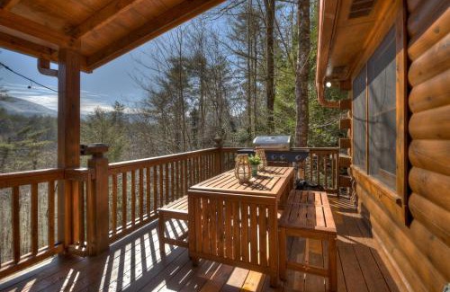 Hidden Lake House | Traveller - Cabin with Hot Tub and Mountain Views - Hot Tub, Mountain Views, Ping Pong Table, Modern Amenities - Cherry Log, GA