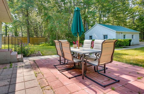Traverse City House | Traverse City Home with Fire Pit, Patio and Yard!