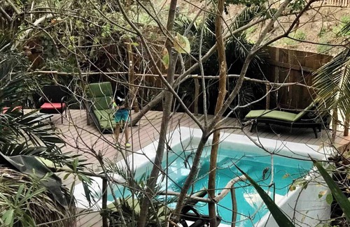 Arroyo Cruz House | Tree house Pergola Swimming pool at a virgin beach