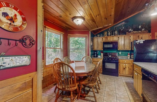 Foxfire Estates Cabin | Treetop cabin with private hot tub, furnished deck, & free WiFi - dog-friendly