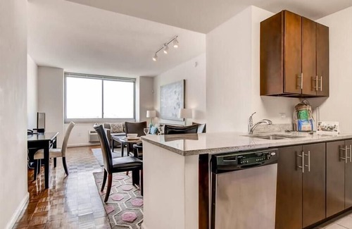 Hudson Exchange Apartment | Trendy&Affluent Jersey Location | Furnished w/Stackable Washer/D