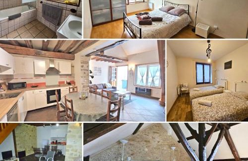 Moret-sur-Loing Apartment | Triplex Sisley - Maison Atypique avec Cour Extérieure