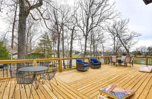 Clinton House | Truman Lake Retreat Large Deck and On-Site Fishing!