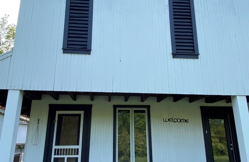 Fairborn House | Tucked beneath our historic 1895 German bank barn, is the Bunkhouse!