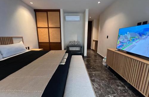 Playa Paraiso Apartment | Tulum 2BR Jacuzzi Privado Lujo & Piscinas Humana 800m Playa