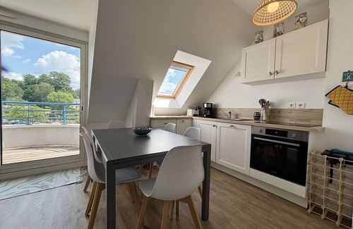 La Foret-Fouesnant Apartment | Ty Amann, overlooking the bay 2* in the heart of Forêt-Fouesnant!