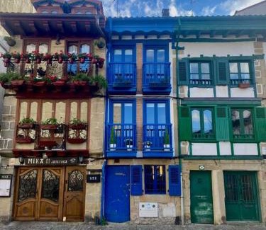Hondarribia Historic Center House | Unique 4-floor Home with Sea, Mountain & Castle Views