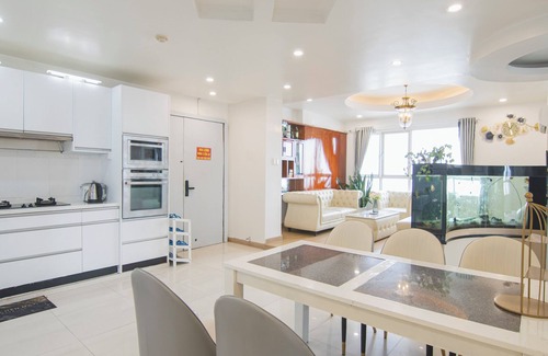 District 5 Apartment | UNIQUE Penthouse /private POOL/SAUNA FREE, luxurious 4BR@5BED/D1/BUIVIEN/