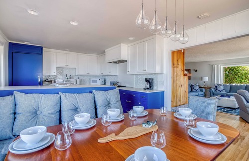Waldport House | Updated Single-level Oceanfront Home Has Fantastic Views, Hot Tub, Fire Pit, BBQ