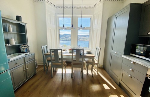 Tighnabruaich Apartment | Upper Villa, Tighnabruiach with stunning views of Kyles of Bute