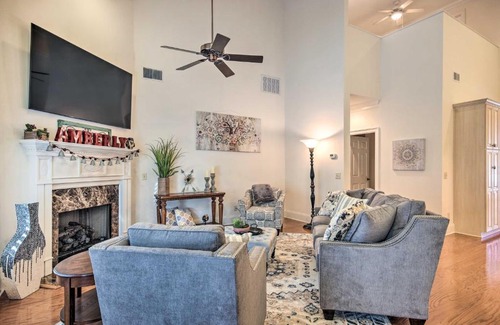 Aiken House | Upscale Home with Poker Room Less Than 1 Mi to Golf!