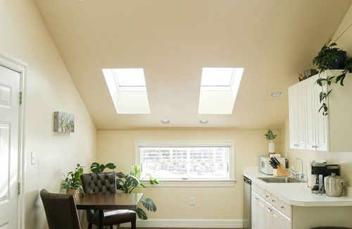 Bird In Hand Apartment | Upscale Luxury in Amish Country, King Bed, Jetted Tub & Garden Patio