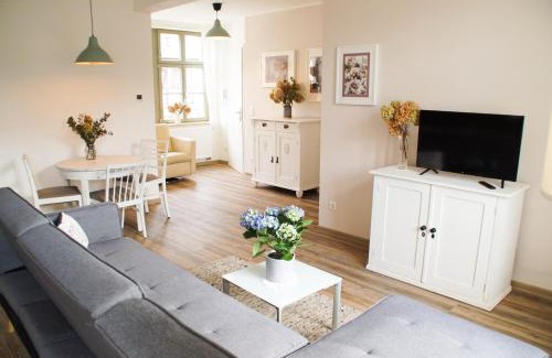 Sebnitz Apartment | Urlaubsfreude Biedermann Haus Blumenglück - Hortensie