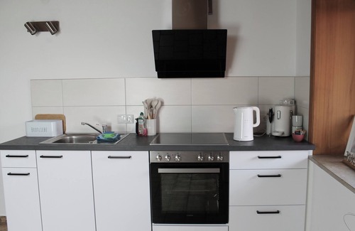 Staudach-Egerndach Apartment | Vacation apartment Bergliebe, 90 m² for 2-4 persons, eat-in kitchen, bedroom, bathroom/WC, WLAN