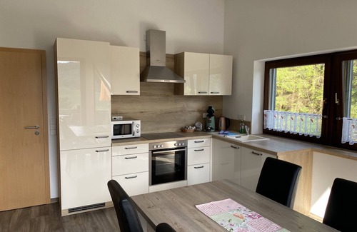 Pfeffingen Apartment | Vacation apartment Am Irrenbächle, 68sqm, attic, 2 bedrooms, balcony, max. 4 persons