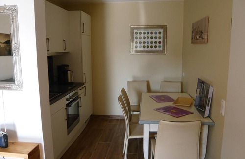 Neue Tiefe Apartment | Vacation home Aloha 1 on Fehmarn: Modern accommodation with terrace