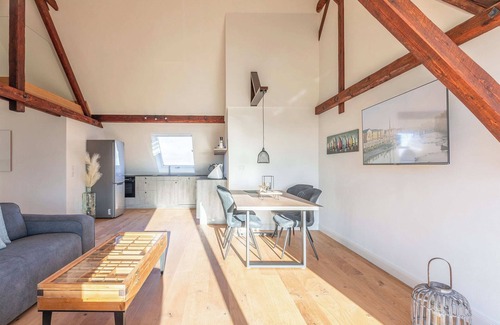 Hattstedtermarsch Apartment | Vacation home Arlau Schleuse in the Hattstedtermarsch for up to 4 people